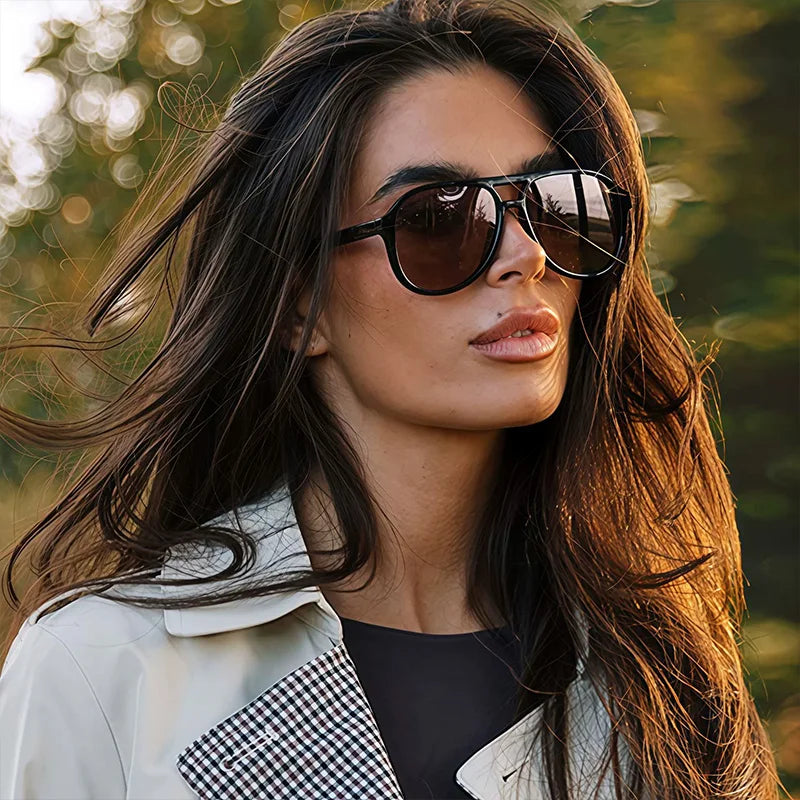 Retro Classic Pilot Men High-end Personalized Sunglasses