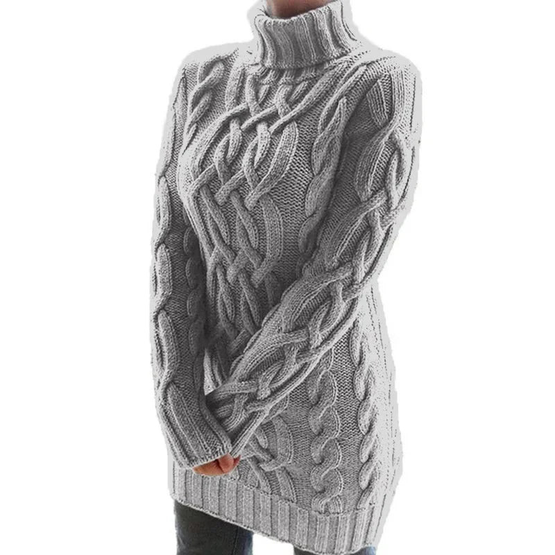 Turtleneck Thickened Twist Sweater