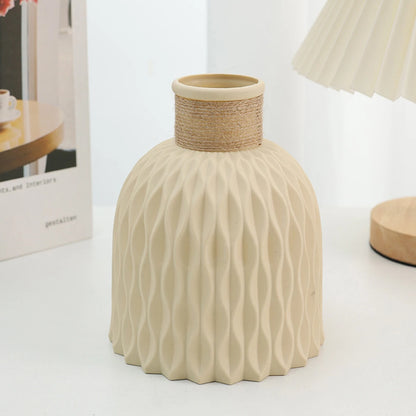 1PC Water Ripple Plastic Vase Wave Flower Pot