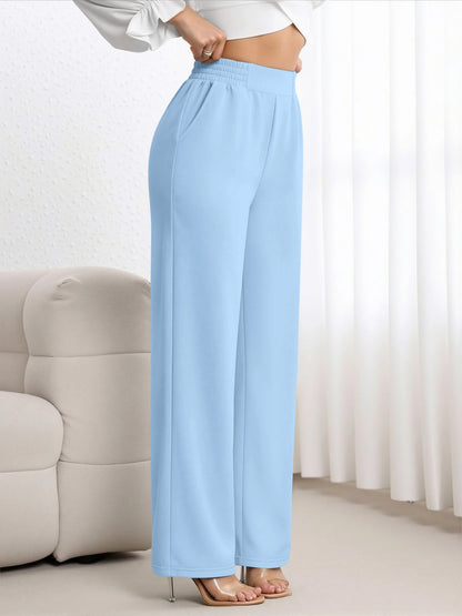 Streetwear High Waist Wide Leg Pants