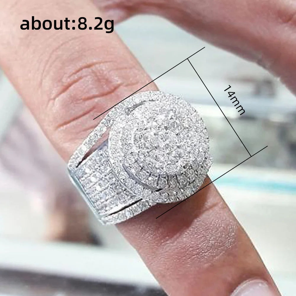 Gorgeous Sparkling Cubic Zirconia Rings