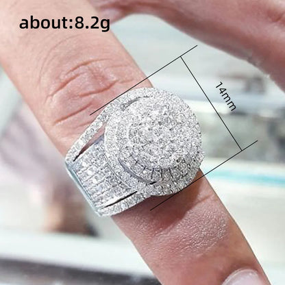 Gorgeous Sparkling Cubic Zirconia Rings