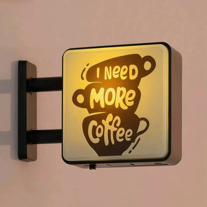 Mini Lightbox Fridge Magnet Coffee