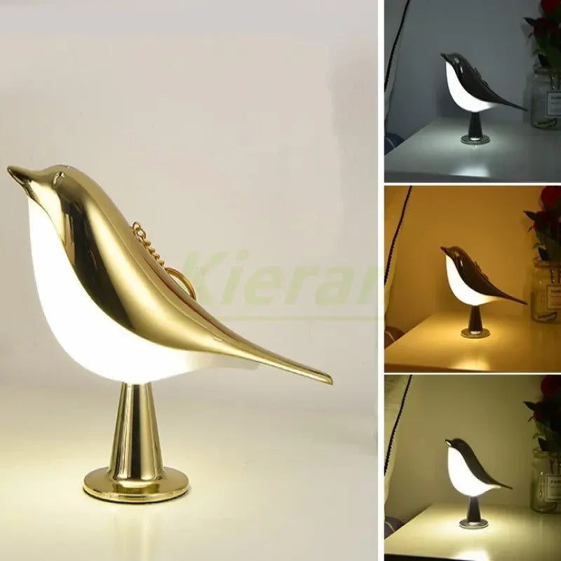 Nordic Modern Magpie Led Desk Light Bedroom Study Bedside Lamp