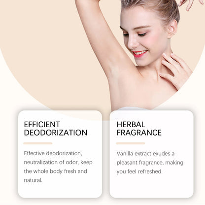 Body Odor Remove Cream Vanilla Scent Deodorant