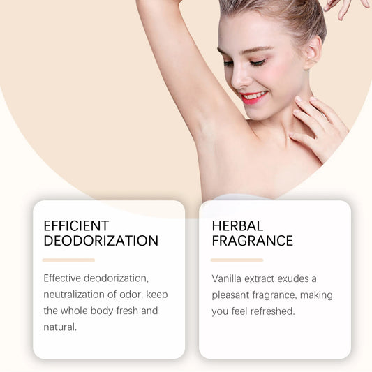 Body Odor Remove Cream Vanilla Scent Deodorant