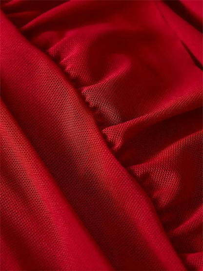 Sexy Mini Dress V Neck Full Slip Babydoll Lingerie