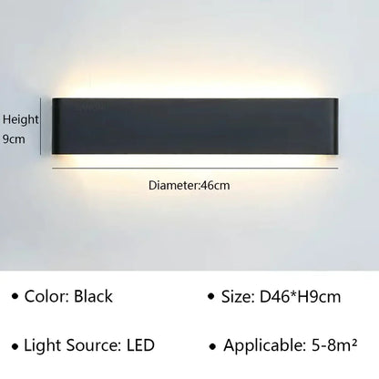 Modern LED Wall Lamp for Bedside Living Room Stairs Aisle