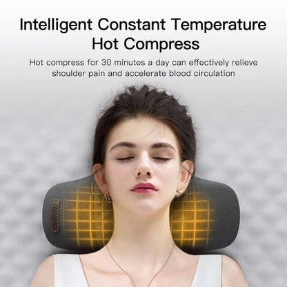 Pillow Cervical Stretcher Heating Vibration Massage