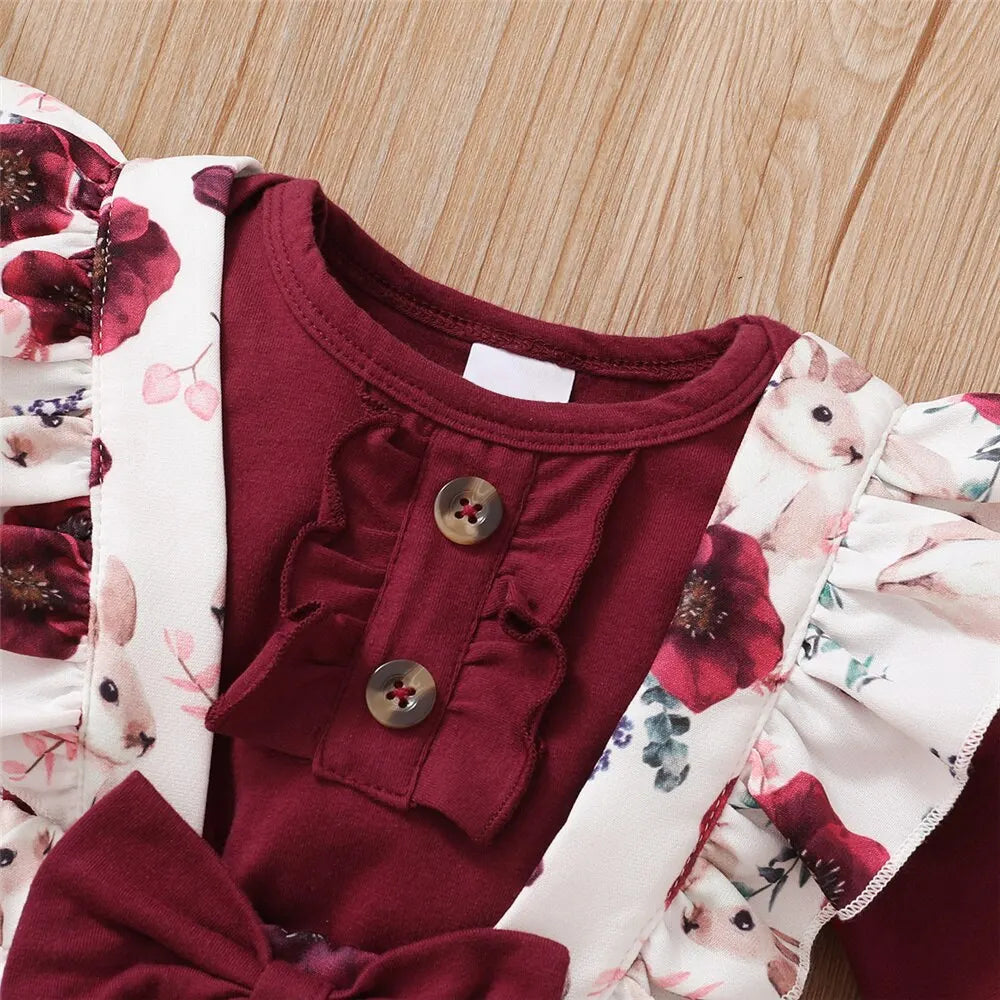 0-24 Months Newborn Baby Girl 3PCS Set