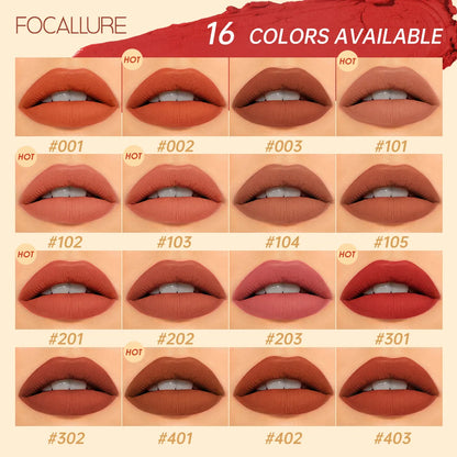 16 Shades Matte Lipstick Natural Super Soft Lip Sticks Waterproof Lip Glaze Balm