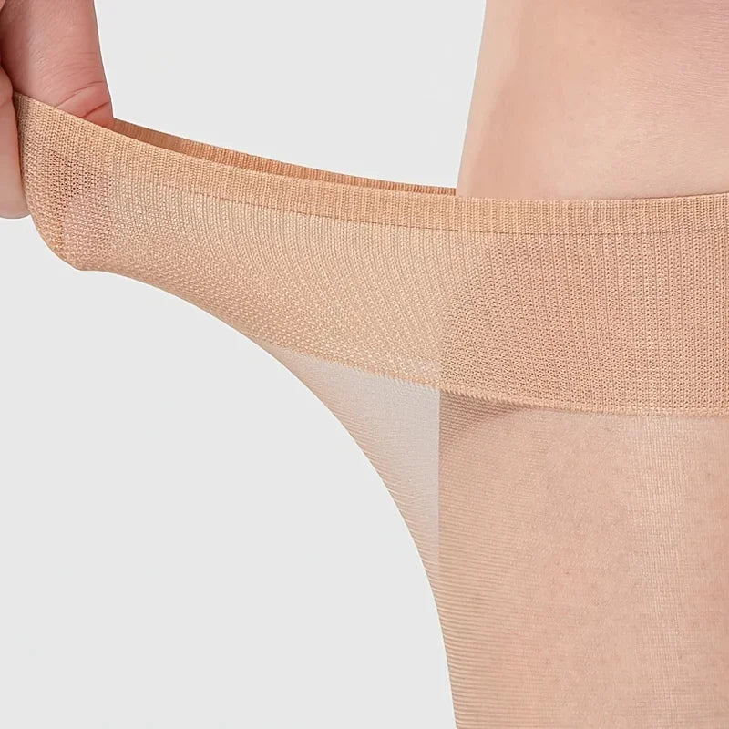 5pair=10pcs Ultra-thin Nylon Transparent Long Socks