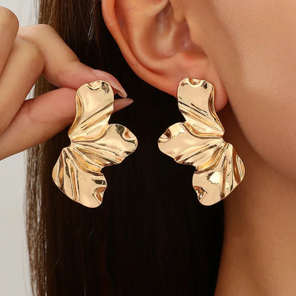 Stainless Steel Double-Layer Hoop Earrings