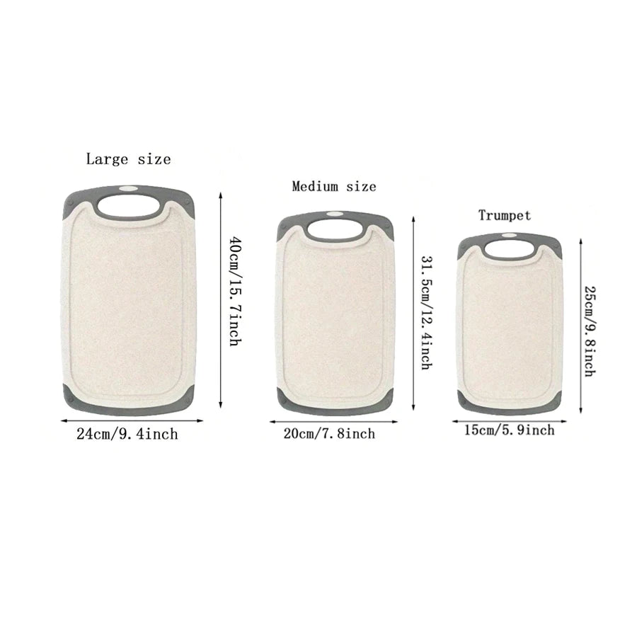 1/3PCS kitchen household imitation marble cutting board