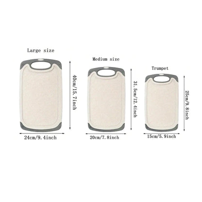 1/3PCS kitchen household imitation marble cutting board