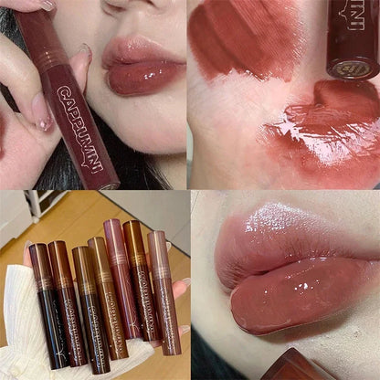Chocolate Lip Gloss Moisturizes Liquid Lipstick