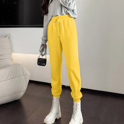 Straight Leg Elastic Waist Pants