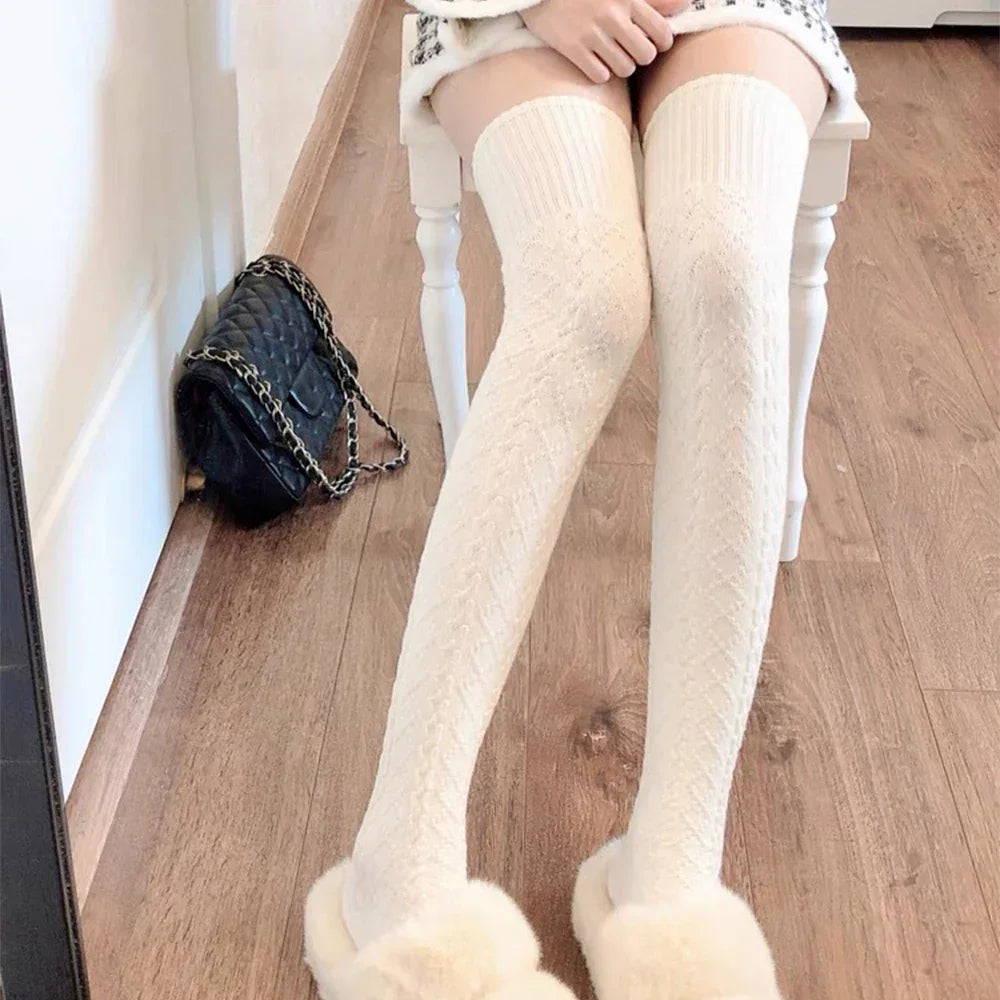 Knee High Thicken Warm Thigh Socks