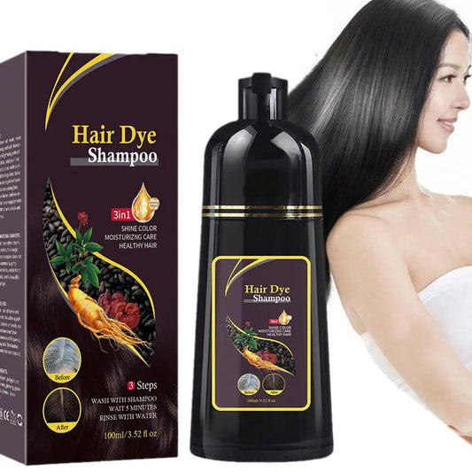Hair Dye Shampoo Fluffy Oil Control