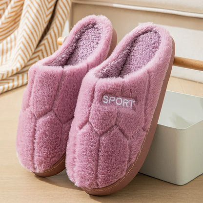 Cotton Indoor Thick-Soled Warm Non-Slip Slippers