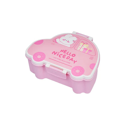 Cute Bento Lunch Box School Heater Portable Plastic Lunch