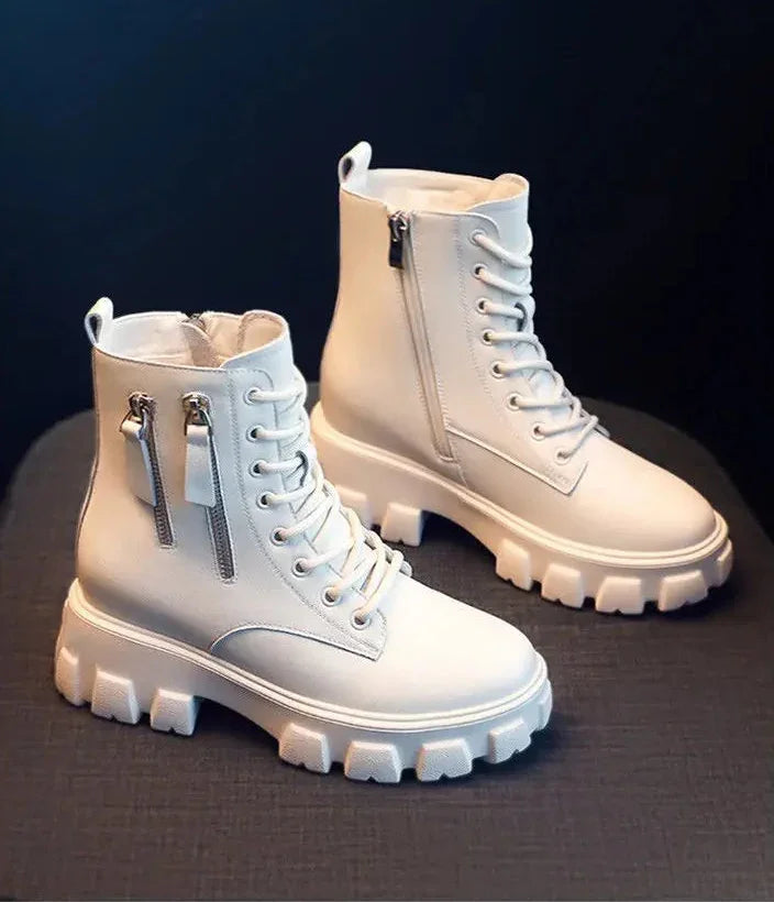 Korean Style High-Top Cotton Boots