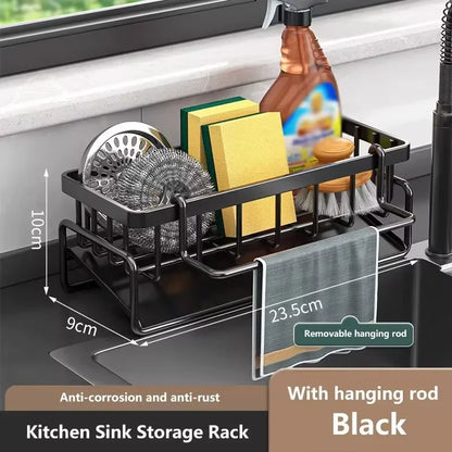 Carbon Steel Sink Sponge Drain Rack
