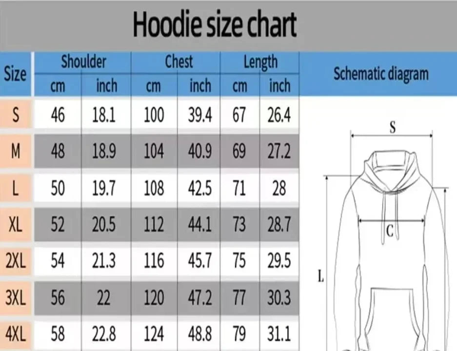 Plus-size Hooded Gothic Angel and Demon Pattern Fleece Oversized Streetwear