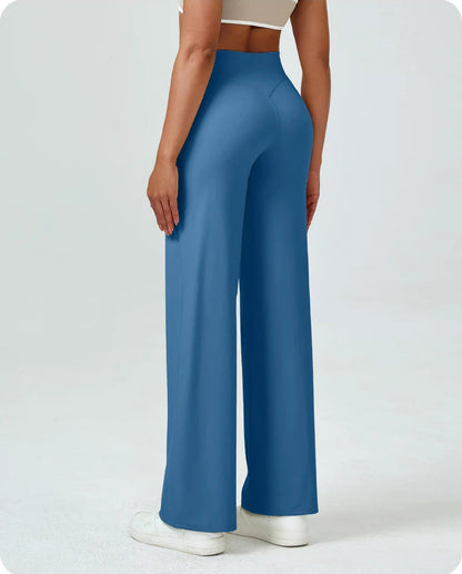 High Waisted Straight Leg Yoga Pants