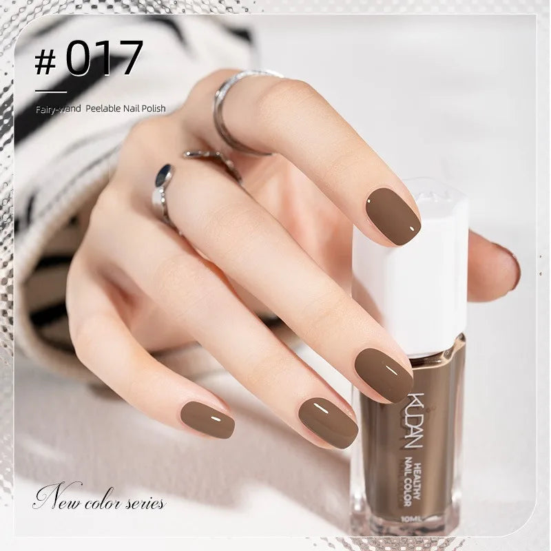 Colorful Water-Base Nail Polish 40 Colors Air Dry Peel Off Nail Art