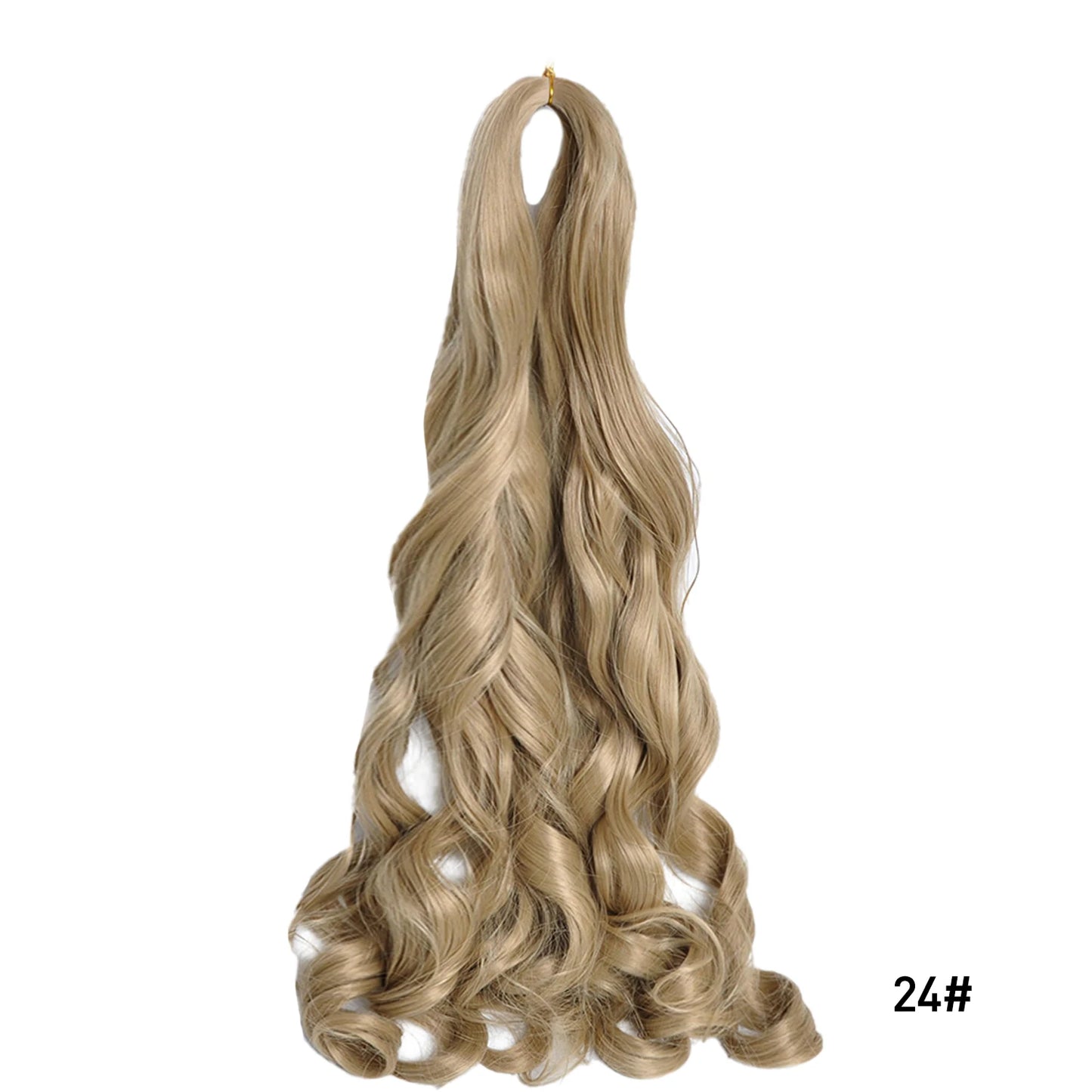 French Curls Braiding Hair 24Inch Hair Extensions