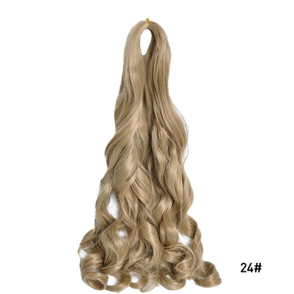 French Curls Braiding Hair 24Inch Hair Extensions