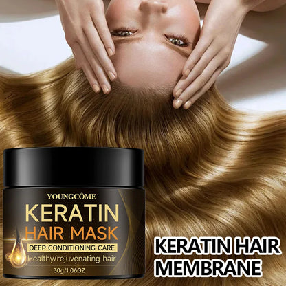 Keratin Hair Mask Moisturizer Conditioner Soft Smooth Frizz Damaged Hair