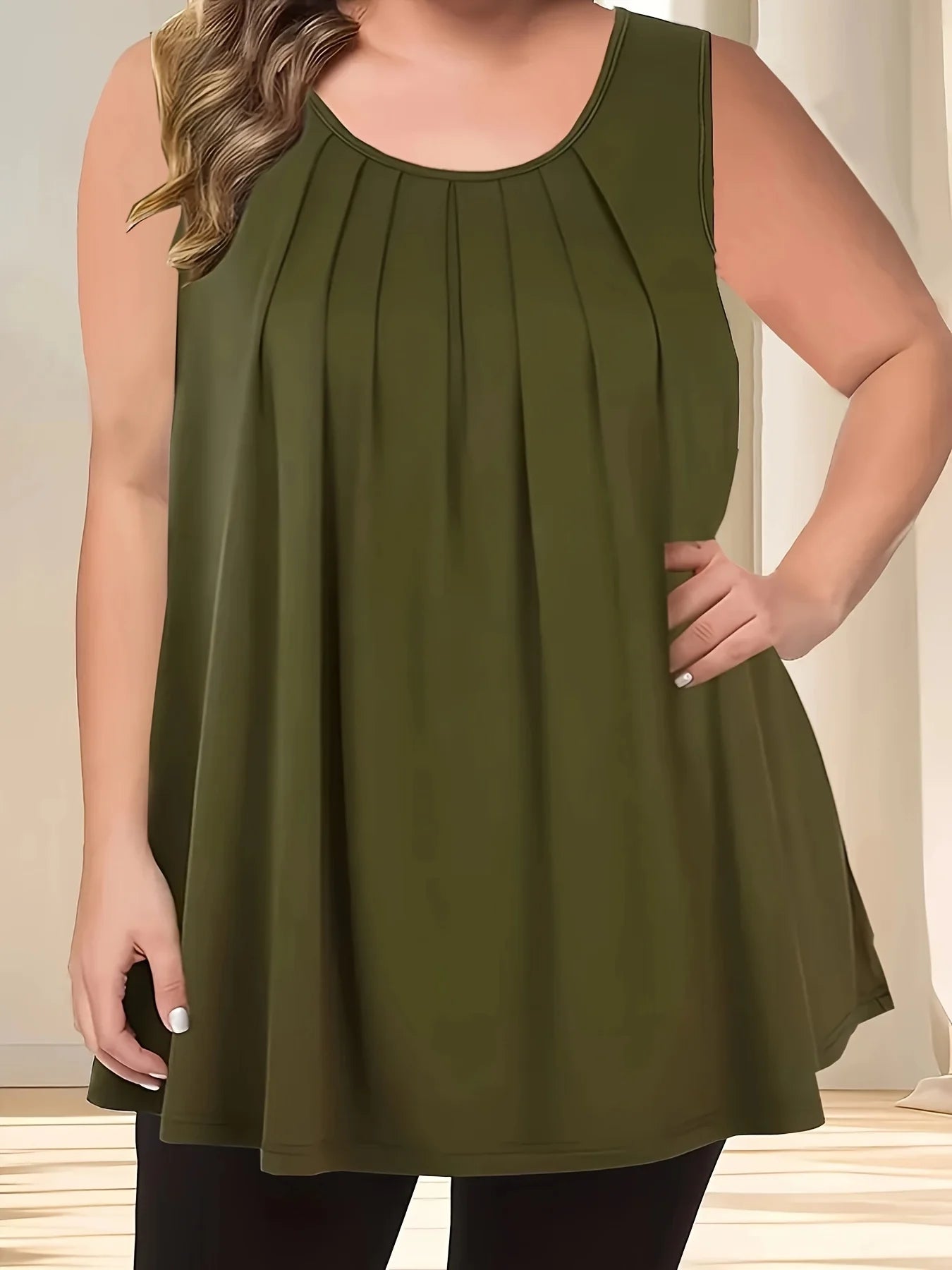 Plus Size Casual Loose Basic Tee Versatile T-shirt