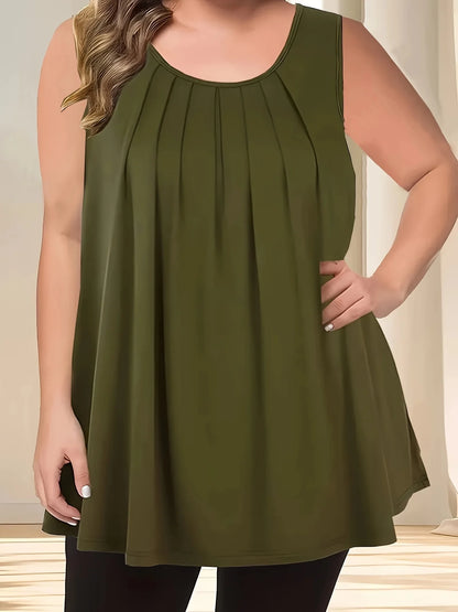 Plus Size Casual Loose Basic Tee Versatile T-shirt