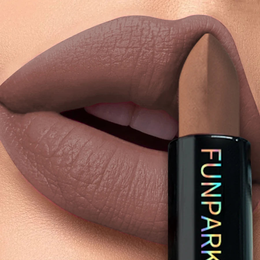 25-Color Matte Lipstick Waterproof Long Lasting  Velvet Finish Lip Tint