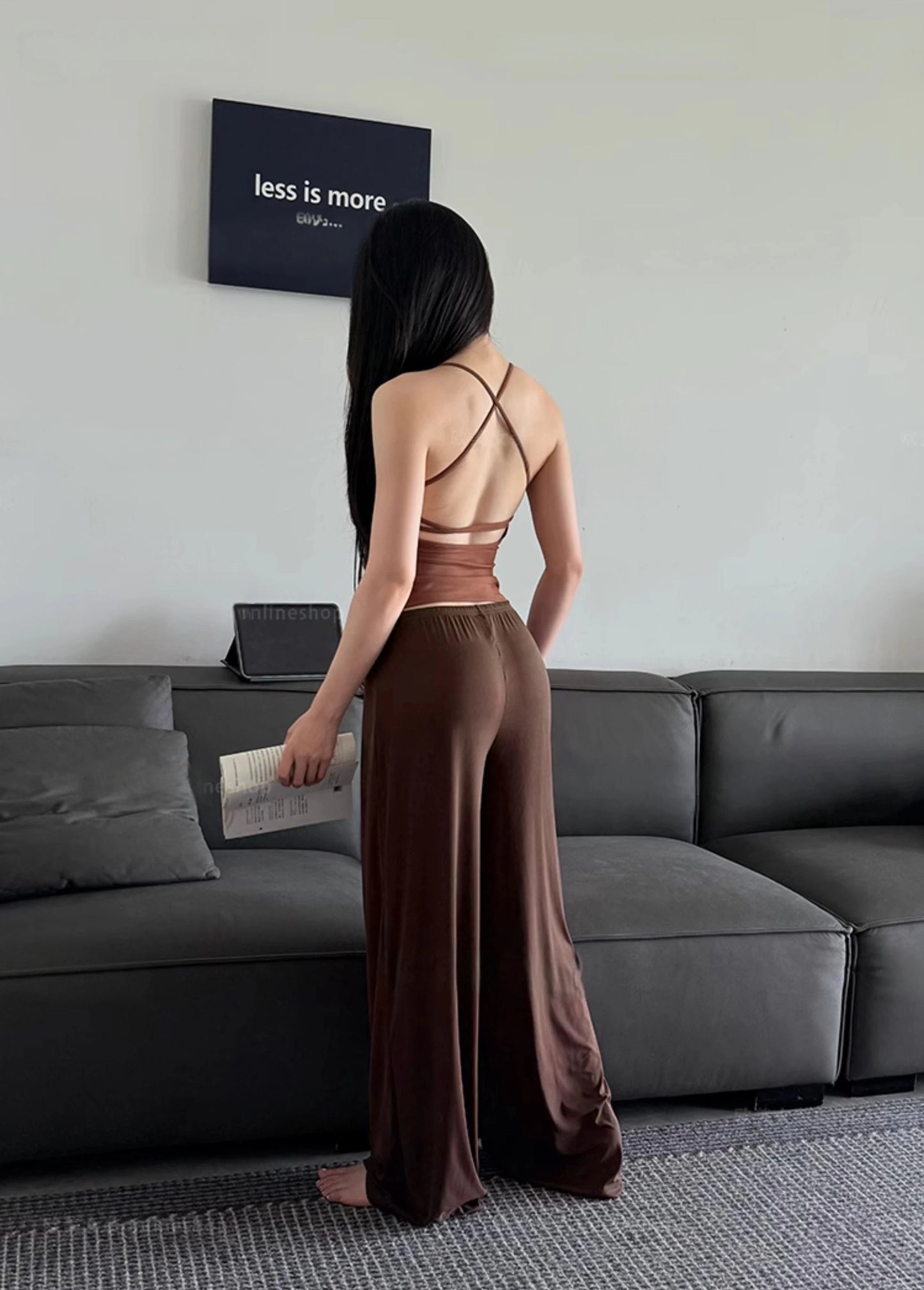 Wide-Leg Yoga Joggers Baggy Sport Pants