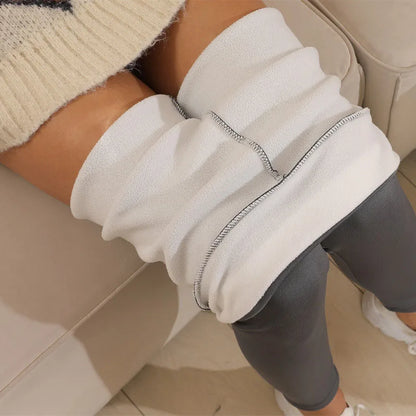 Leggings Seamless High Waist Thermal Winter Warm Tights Solid Stretchy Pants
