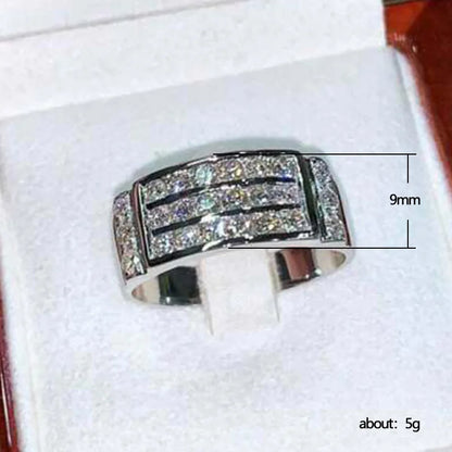 Elegant Bridal Shiny CZ Stone Rings
