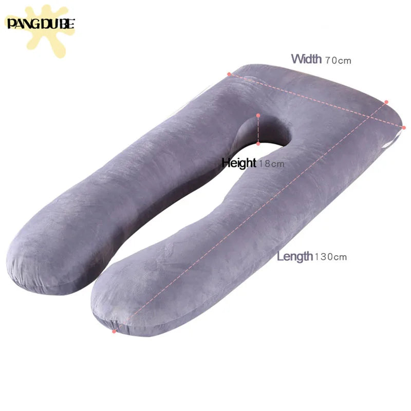 Pregnancy Pillow 130*70cm Sleeping Waist Pillow for Pregnant