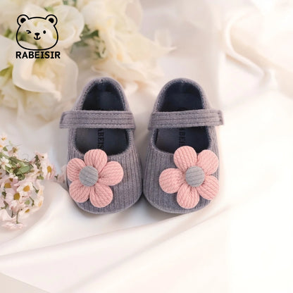 Cute Flower Mary Jane Flat Shoes