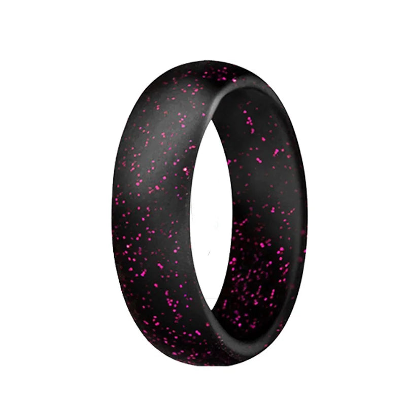 Silicone Hypoallergenic Crossfit Flexible Rubber Finger Rings