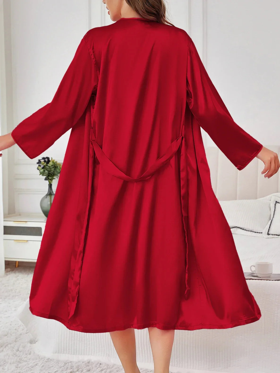 Long Sleeve Soft Casual Robe Lingerie