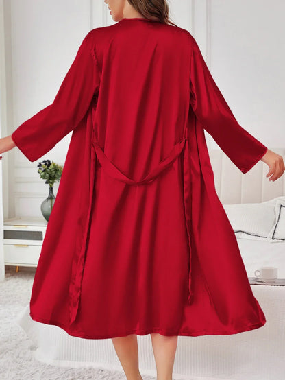 Long Sleeve Soft Casual Robe Lingerie