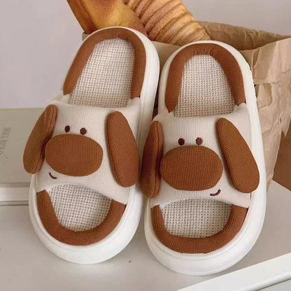 Cute Cartoon Lovely Animals Bedroom Cotton Home Indoor Thick Sole Slippers