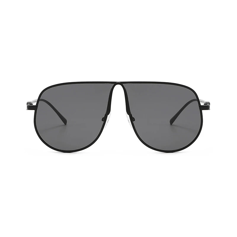 Oversize Square Vintage Alloy Gradient Elegant Sunglasses