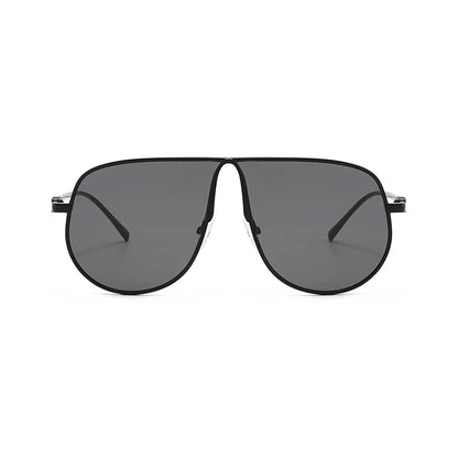 Oversize Square Vintage Alloy Gradient Elegant Sunglasses