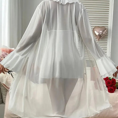 Sexy Overweight Transparent Lingerie