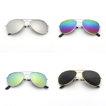 4 Pcs/set Unisex Brand Pilot Sunglasses