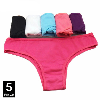 Seamless Underwear String Bikini Panties Period Sexy Thongs 5 pcs/set